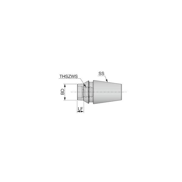 【個数：1個】タンガロイ VER11AL006S05-S 直送 代引不可 VER TungMeister adapter VER11AL006S05S_1