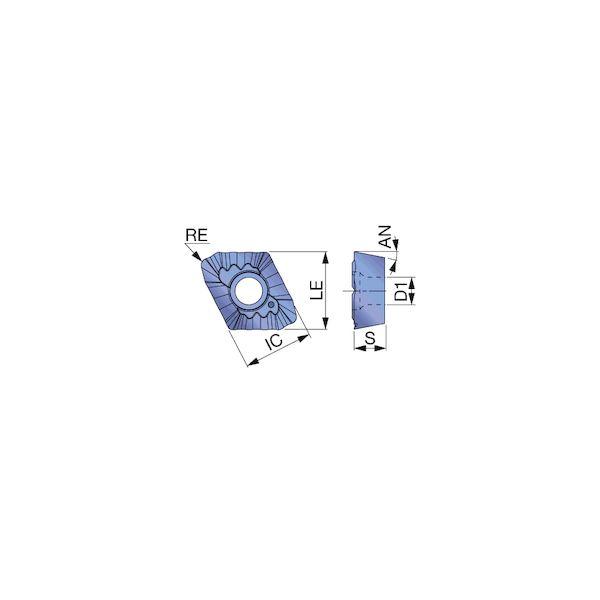 タンガロイ XPMT110412R-DG:AH725 【10個入】 直送 代引不可 XPMT−DG XPMT110412RDG:AH725_1
