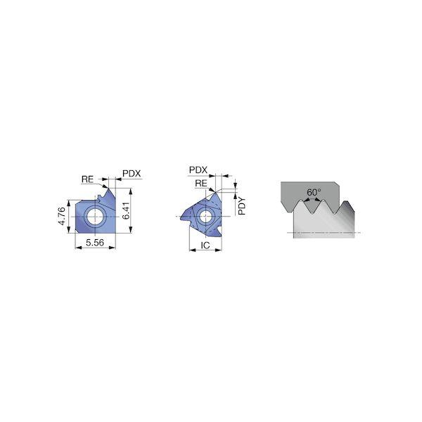 【個数：5個】タンガロイ 22IRN60:AH8015 【5個入】 直送 代引不可 IR／L−60