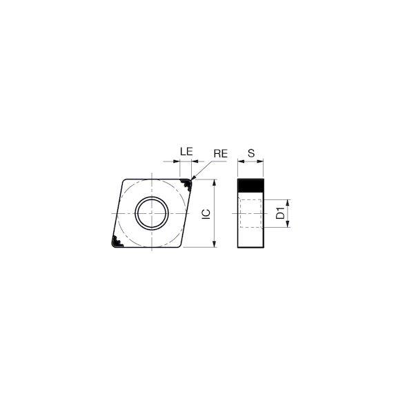 タンガロイ 4QS-CNGA120408SR:BR35F 【2個入】直送 代引不可 4QS−CNGA 4QSCNGA120408SR:BR35F_1