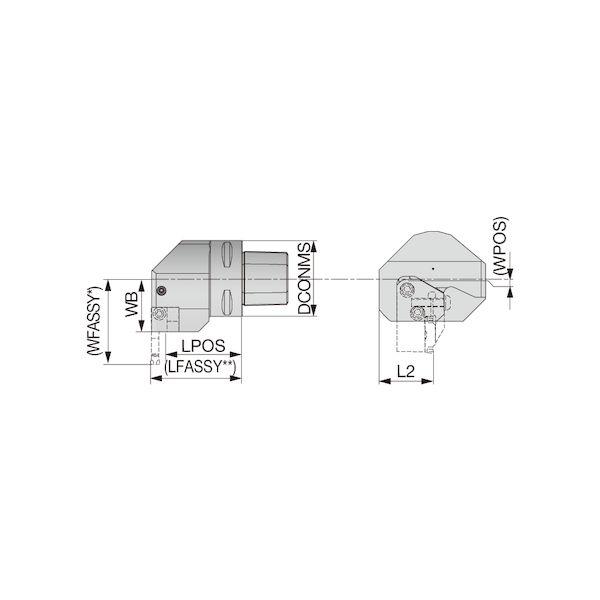 【個数：1個】タンガロイ C6CHFVL45065N 直送 代引不可 C−CHFVR／L_1