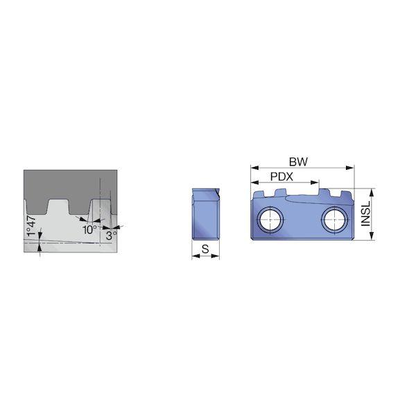 タンガロイ CR-5B75-2I-W24:T05HP 【10個入】直送 代引不可 CR−5B75−2I−W24 CR5B752IW24:T05HP_1