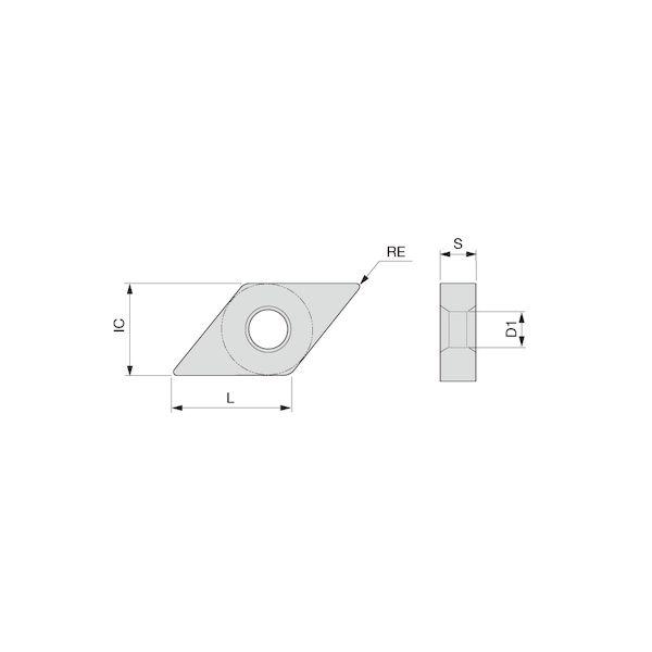 【個数：10個】タンガロイ DNGG150408R:NS9530 【10個入】 直送 代引不可 DNGG−R／L_1