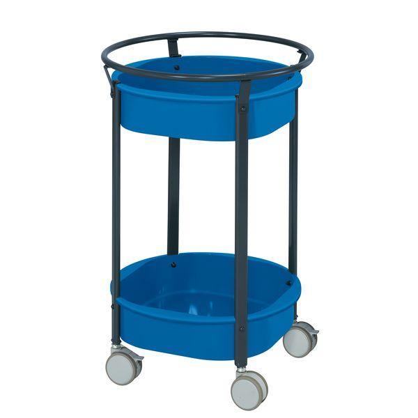 サカエ キャスター付き 棚 ワゴン テーブル 77 x 52.5 x 89cm 管理ed 直送品 サカエ CSパールワゴン(中量タイプ・引出し付) CSP-7583C