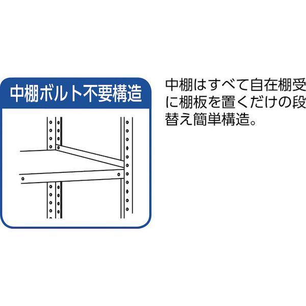 【人間宅送りとどける不可】トラスコ TRUSCO TLA74S-15 直送 代引不可 軽さ１５０型中棚雄螺旋受け答え棚 Ｗ１２００ＸＤ４５０ＸＨ２１００ ５段 TLA74S15 283-2941