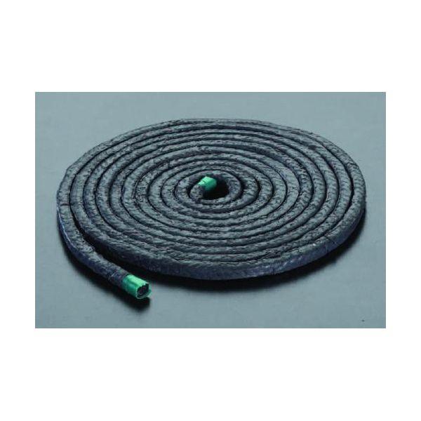 エスコ EA351BF-2 4.8mmx3mテフロン含浸炭化繊維パッキン EA351BF2【キャンセル不可】