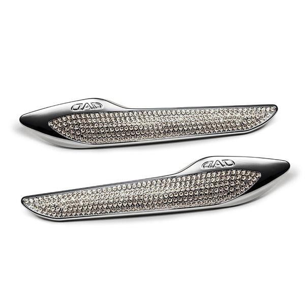 ギャルソン DAD SB220-01-02 クリスタル インナーハンドル 2個セット / オーロラ SB2200102