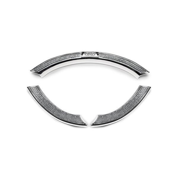 【受注生産品 納期-約2週間】ギャルソン DAD SB224-01-01 クリスタル ステアリングガーニッシュ 3個セット / クリスタル SB2240101