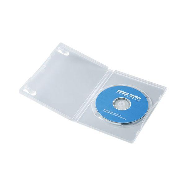 DVD-TN1-10CLNX5 直送 代引不可 5個セット 10枚×5 サンワサプライ DVDトールケース 1枚収納・10枚セット・クリア DVDTN
