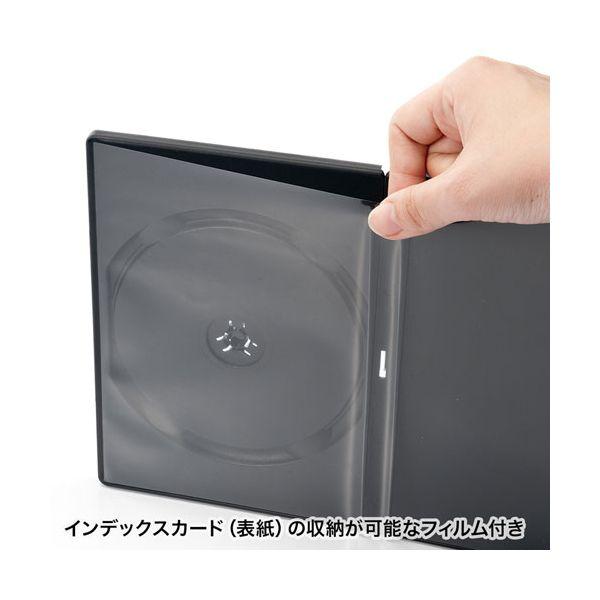 DVD-TN1-30BKNX5 直送 代引不可 5個セット 30枚×5 サンワサプライ DVDトールケース 1枚収納・30枚セット・ブラック DVDT_3