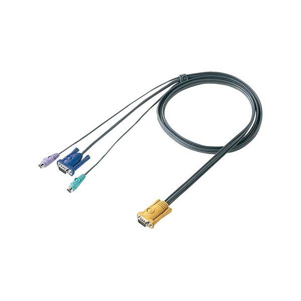 【個数：1個】SW-KLP180NX5 直送 代引不可 5個セット サンワサプライ パソコン自動切替器用ケーブル 1．8m SWKLP180NX5