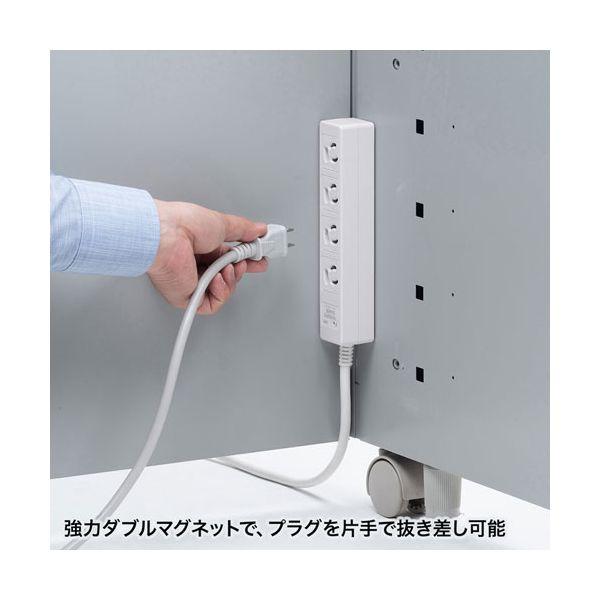 【個数：1個】TAP-SPWMG34-5X5 直送 代引不可 5個セット サンワサプライ 雷ガードタップ TAPSPWMG345X5