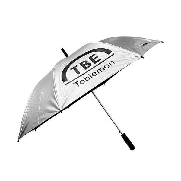 【個数：1個】T-UM-SVX6 直送 代引不可 6個セット TOBIEMON ゴルフ用傘 シルバー TUMSVX6