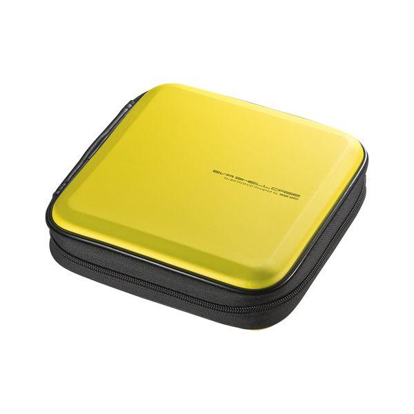 FCD-WLBD24YX5 直送 代引不可 5個セット サンワサプライ ブルーレイディスク対応セミハードケース 24枚収納・イエロー FCDWLBD24YX5