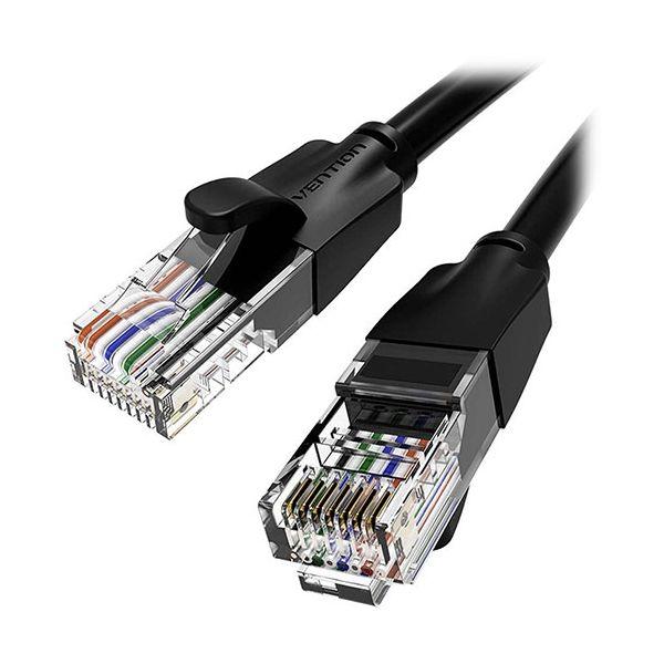【個数：1個】IB-4885X5 直送 代引不可 5個セット VENTION Cat．6 UTP LANケーブル 20m Black IB4885X5
