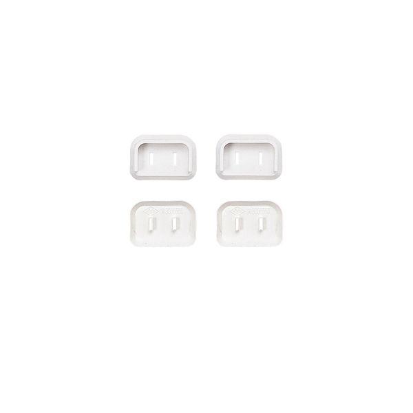 【個数：1個】TAP-PSC2NX5 直送 代引不可 4個入×5セット サンワサプライ プラグ安全カバー 2P：L型用 TAPPSC2NX5