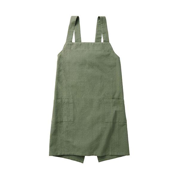 【個数：1個】REP-500118X5 直送 代引不可 5個セット レップ バッククロスエプロン ソル カーキ REP500118X5