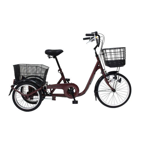 ミムゴ MG-TRE20APNL 直送 代引不可 ACTIVEPLUS ノーパンク三輪自転車L MGTRE20APNL