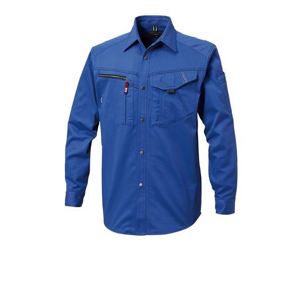 三愛 SAN-AI 4580507636538 JA2304 AWシーズン長袖シャツ ロイヤルブルー LL 5,045円