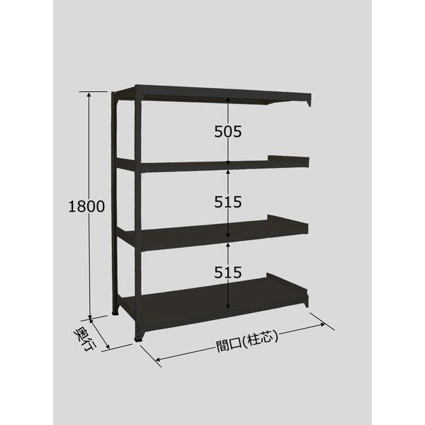 【個人宅配送不可】サカエ SAKAE RLK-1514R 直送 代引不可 ラークラック ブラック／150kg／高さ1800／連結 RLK1514R