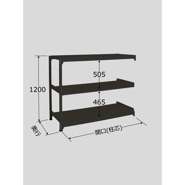 【個人宅配送不可】サカエ SAKAE RLK-8343R 直送 代引不可 ラークラック ブラック／150kg／高さ1200／連結 RLK8343R