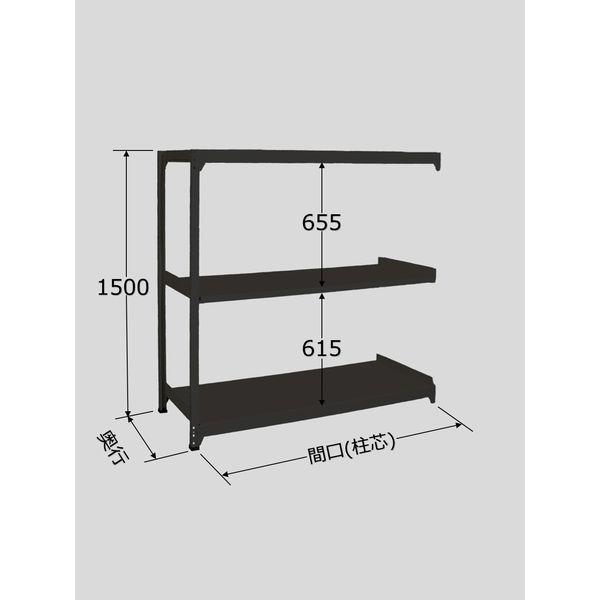 【個人宅配送不可】サカエ SAKAE RLK-9143R 直送 代引不可 ラークラック ブラック／150kg／高さ1500／連結 RLK9143R