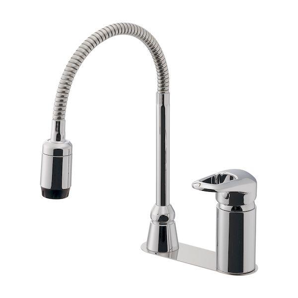 カクダイ 4972353109456 185−519K シングルレバー混合栓 シャワーの通販は 24,845円