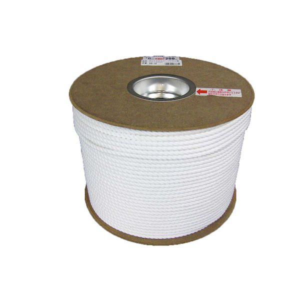 直送 代引不可・他メーカー同梱不可 ユタカメイク 4903599033731 ユタカ RS−10 エステルロープ ドラム 6mmx200m