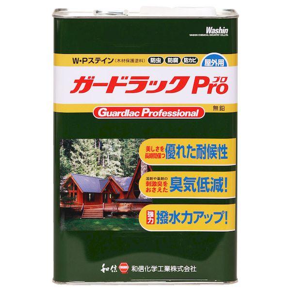 直送 代引不可・他製造会社同梱不可 和信えの具 4965405214185 和信 ＃952104 ガードラックプロ オーク材 4L