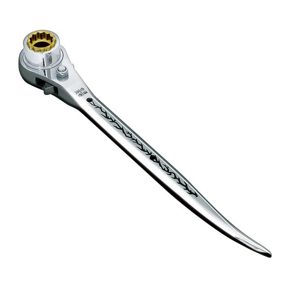 イチネンアクセス 旧イチネンMTM 12857 MUSTTOOL　ラチェットレンチデザイングリップ　ダブルソケット仕様　稲妻　RW171921CD 1