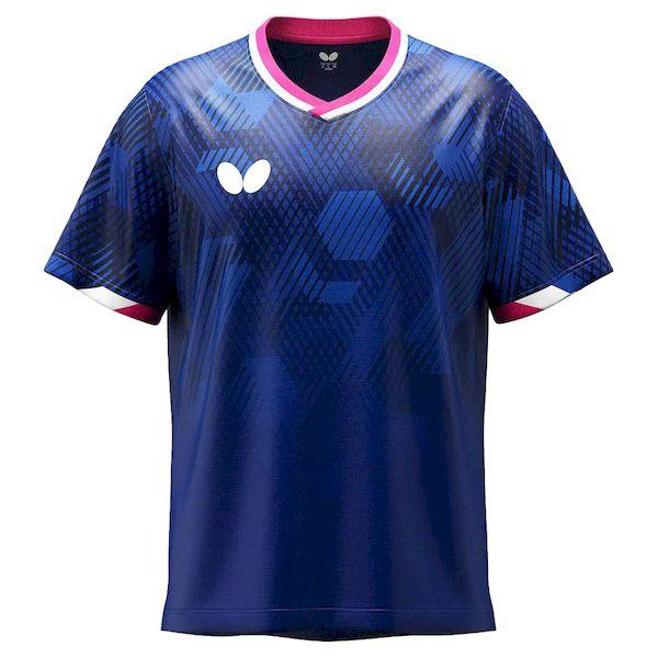 バタフライ Butterfly 4906901229952 レセーヌ・シャツ 46590 ネイビー サイズ：Sの通販は