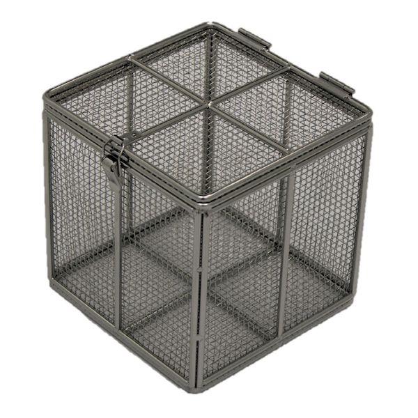 OM1054-51(150X150MM) 直送 代引不可 オオモリ 蝶番蓋付バスケット 中 OM1054−51 150X150MM OM105451(