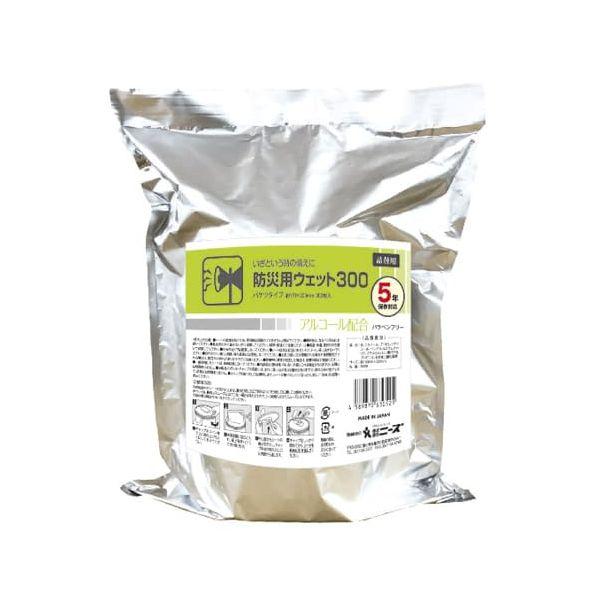 【個数：6個】4589870630525 【6個入】 直送 代引不可 ニーズ バケツウェット詰替防災用 アルコール NZW3110 300入 7,684円
