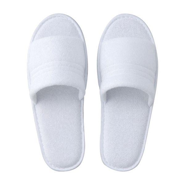 4939030569200 【20個入】 直送 代引不可 テンダイ 使い捨てパイルスリッパ 5足 569200 28CM ホワイト 5入