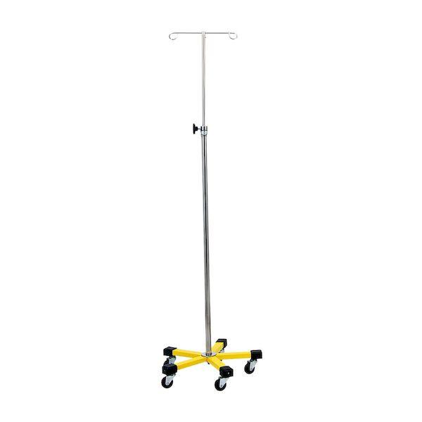 【個数：1個】4535847007937 直送 代引不可 マツヨシカラーガートル台 5脚 黄 MY−155YN−A クッションツキ