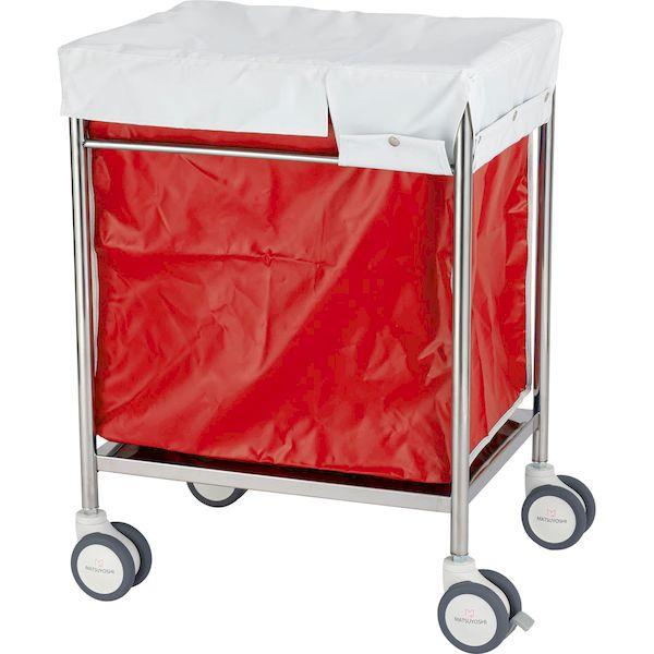 【個数：1個】4535847034827 直送 代引不可 松吉医科器械 マツヨシランドリーカート用交換袋S レッド MY−WC04S−BG