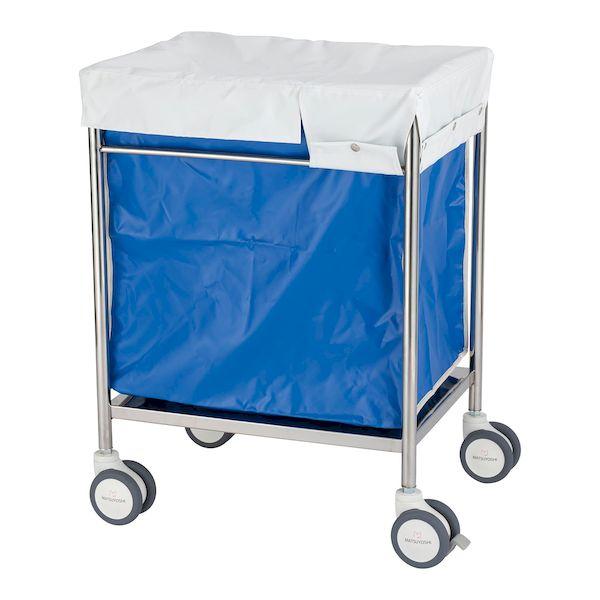 【個数：1個】4535847034834 直送 代引不可 松吉医科器械 マツヨシランドリーカート用交換袋S ブルー MY−WC04S−BG