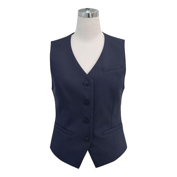 【個数：1個】4549814075164 直送 代引不可 ヤギコーポレーション 事務服ベスト 13 U5030 ネイビー 5,759円