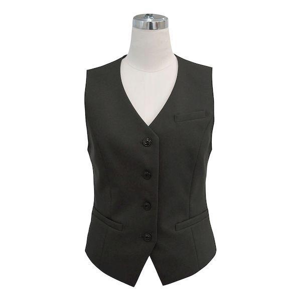 【個数：1個】4549814075355 直送 代引不可 ヤギコーポレーション 事務服ベスト 15 U5030 ブラック