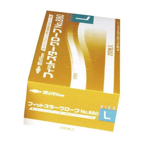 【個数：20個】4971620851494 【20個入】 直送 代引不可 共和 フィットスターグローブ NO．880 L 200入