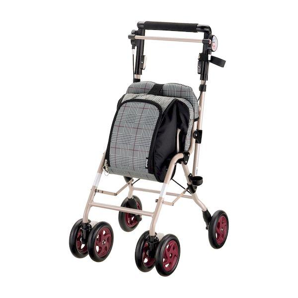 【個数：1個】4973655441954 直送 代引不可 リッチェル シルバーカー アルキュートCP−G 44195 グレンチェック