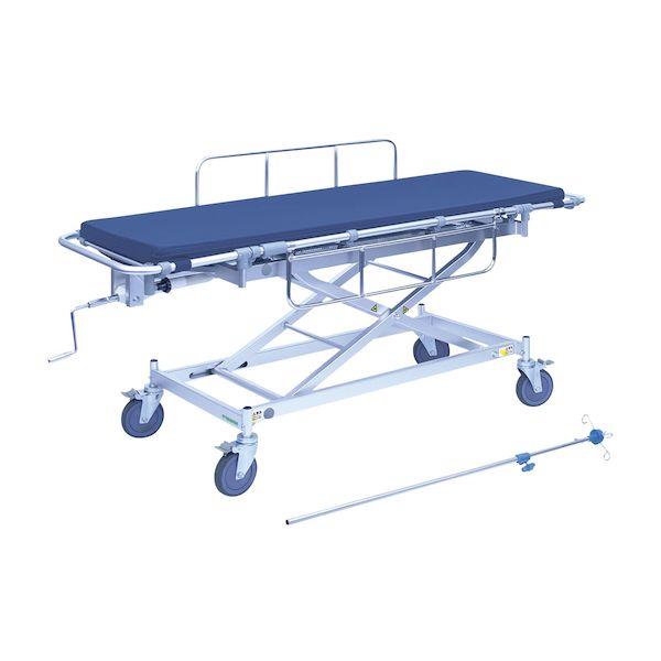 TB-1530(60X55-93CM) 直送 代引不可 高田ベッド製作所 軽量MTストレッチャー メディブルー TB−1530 60X55−93CM