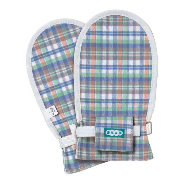 【個数：1個】4521573016169 直送 代引不可 特殊衣料 まもっ手 チェック・プッシュボタン 0652