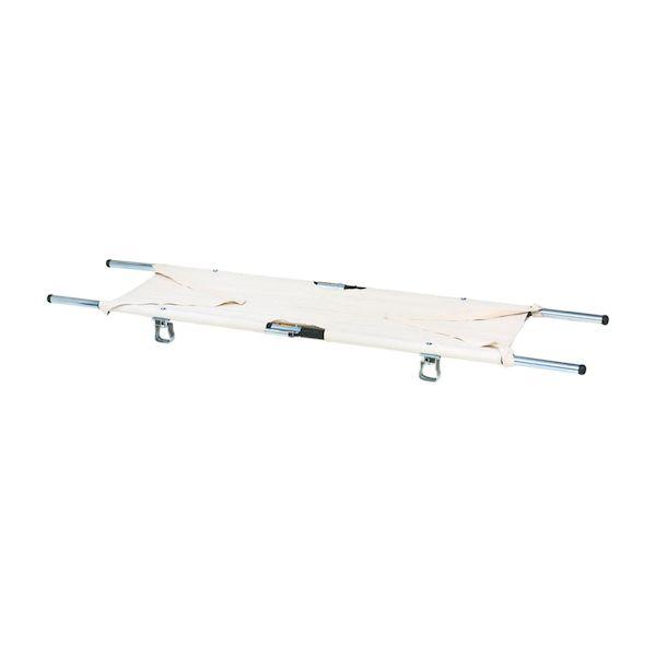 【個数：1個】4560213767078 直送 代引不可 弥生堂製作所 四ツ折担架 腕伸縮式 アルミ YS−44−A