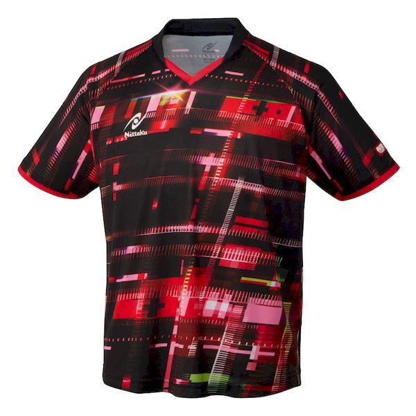 ニッタク Nittaku 4975984300704 NW−2213 スカイステラ シャツ レッド サイズ：SS