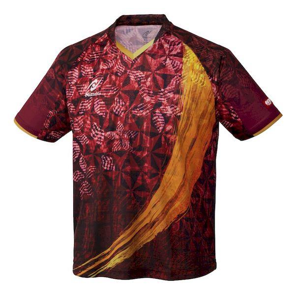 ニッタク Nittaku 4975984301473 NW−2216 スカイユニティー シャツ ワインレッド サイズ：3S