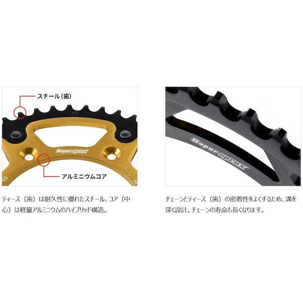スーパースプロックス Supersprox RST-502:44-BLK SPX REAR STEALTH 502−44T BLK RST502:44