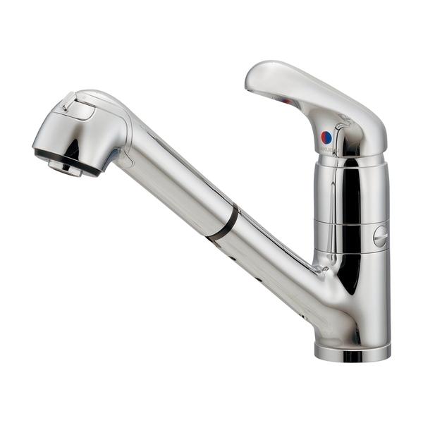 直送 代引不可・他メーカー同梱不可 カクダイ 118-053 カクダイ シングルレバー混合栓分水孔付 118053