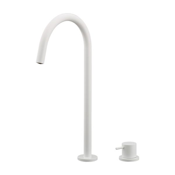 直送 代引不可・他メーカー同梱不可 カクダイ 716-402-MW カクダイ 台付水栓トールマットホワイト 716402MW