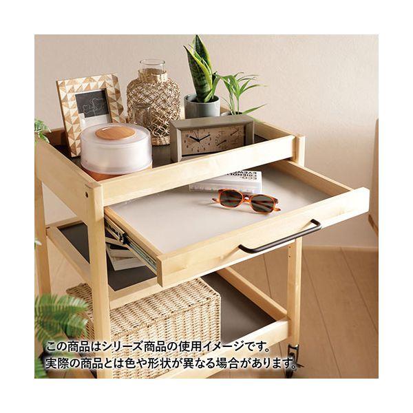 【個数：1個】TORE3HNA 直送 代引不可 弘益 TORE−3H NA トーレ ワゴン 引き出し付 ナチュラル_3